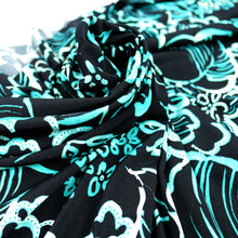 Load image into Gallery viewer, 58/60" 200GSM Flower Pattern ITY Knit Jersey Fabric by the Yard
