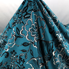 Load image into Gallery viewer, 58/60" 200GSM Flower Pattern ITY Knit Jersey Fabric by the Yard