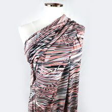 Load image into Gallery viewer, 58/60" 200GSM Lines ITY Knit Jersey Fabric with Puff by the Yard