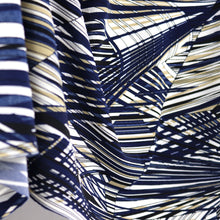 Load image into Gallery viewer, 58/60" 200GSM Lines ITY Knit Jersey Fabric with Puff by the Yard