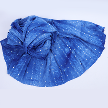 Load image into Gallery viewer, 7-Colors 58/60" 200GSM Polyester/Spandex Tie-Dyed Knit Kimo Gomez Embroidery with Spangles Fabric by the Yard