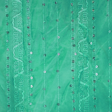 Load image into Gallery viewer, 7-Colors 58/60" 200GSM Polyester/Spandex Tie-Dyed Knit Kimo Gomez Embroidery with Spangles Fabric by the Yard