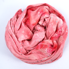 Load image into Gallery viewer, 7-Colors 58/60" 200GSM Polyester/Spandex Tie-Dyed Knit Kimo Gomez Embroidery with Spangles Fabric by the Yard