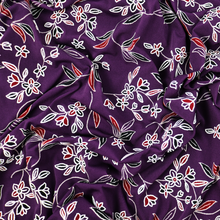 Load image into Gallery viewer, 58-60" 200GSM 3 Color Flower design Knit ITY Polyester/Spandex Fabric with Puff by the Yard