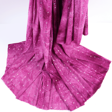 Load image into Gallery viewer, 7-Colors 58/60" 200GSM Polyester/Spandex Tie-Dyed Knit Kimo Gomez Embroidery with Spangles Fabric by the Yard