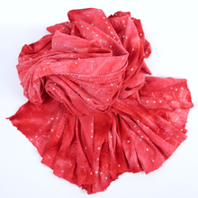 Load image into Gallery viewer, 7-Colors 58/60" 200GSM Polyester/Spandex Tie-Dyed Knit Kimo Gomez Embroidery with Spangles Fabric by the Yard