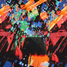 Load image into Gallery viewer, 58-60" 185GSM Abstract Multi-Color Stroke Polyester/Single Spandex Knit Jacquard Fabric by the Yard