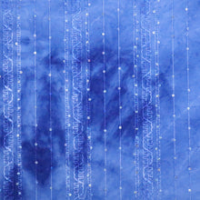 Load image into Gallery viewer, 7-Colors 58/60" 200GSM Polyester/Spandex Tie-Dyed Knit Kimo Gomez Embroidery with Spangles Fabric by the Yard