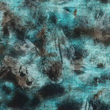 Load image into Gallery viewer, 58/60" Mint-Black Polyester/Single Spandex Knit Jacquard Fabric by the Yard