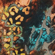 Load image into Gallery viewer, 58/60" Brown-Emerald Fur design Single Spandex Knit Jacquard Printed Fabric by the Yard