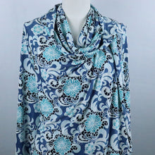 Load image into Gallery viewer, Swirling Flower Printed Venezia with Puff