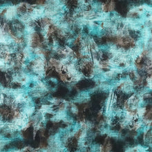 Load image into Gallery viewer, 58/60" Mint-Black Polyester/Single Spandex Knit Jacquard Fabric by the Yard