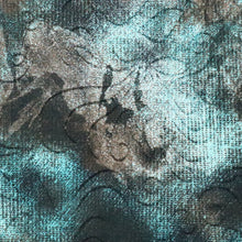 Load image into Gallery viewer, 58/60" Mint-Black Polyester/Single Spandex Knit Jacquard Fabric by the Yard