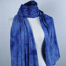 Load image into Gallery viewer, 7-Colors 58/60" 200GSM Polyester/Spandex Tie-Dyed Knit Kimo Gomez Embroidery with Spangles Fabric by the Yard