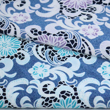 Load image into Gallery viewer, Swirling Flower Printed Venezia with Puff