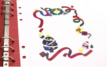 Load image into Gallery viewer, Yooniaworld Polco Diary Journal Christmas Deco Hologram Stickers