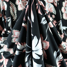 Load image into Gallery viewer, 58-60" Lotus Flower Polyester/Spandex ITY Knit Jersey Fabric with Puff by the Yard