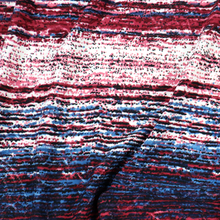 Load image into Gallery viewer, Blue-Pink Stripes Design Single Span Jacquard Printed Fabric by the Yard
