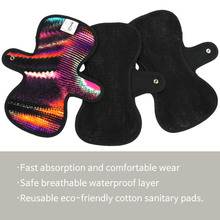 Load image into Gallery viewer, Wellrun® Stylish Pattern Reusable Washable Cotton Sanitary/Menstrual Pads/Napkins/Towels
