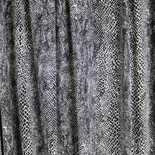 Load image into Gallery viewer, 60&quot; Black Snake design Single Span Jacquard Printed Fabric by the Yard
