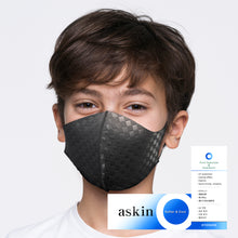Load image into Gallery viewer, Small size for kids Summer Cooling Effect Anti-microbial UV protection Embossed NEOPRENE Fabric face MASK

