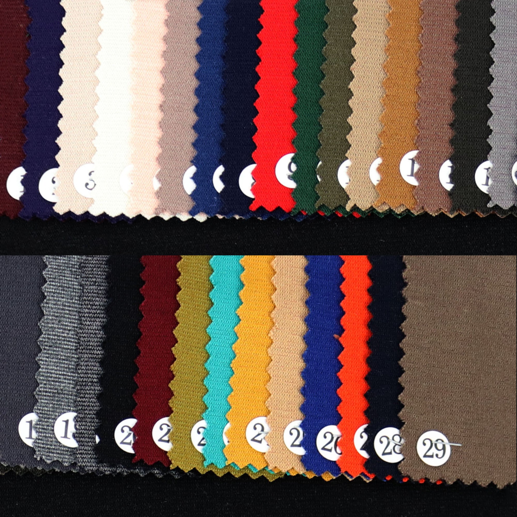 Black Polyester Rayon Spandex Knit Jersey Fabric - SKU 2499 — Nick