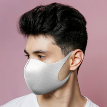 Load image into Gallery viewer, Medium Summer Cooling Effect Anti-microbial UV protection Embossed NEOPRENE Fabric face MASK
