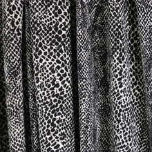 Load image into Gallery viewer, 60&quot; Black Snake design Single Span Jacquard Printed Fabric by the Yard
