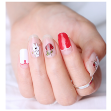 Load image into Gallery viewer, Zipkok® Gel Nail Strips - Extremely Rabbit Lovely Rose
