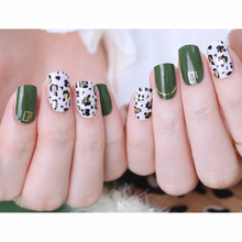 Load image into Gallery viewer, Zipkok® Gel Nail Strips - Edengreen Leopard
