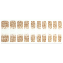 Load image into Gallery viewer, Zipkok® Gel Nail Strips - Glitter Lightgold Gradation

