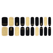 Load image into Gallery viewer, Zipkok® Gel Nail Strips - Chain Black
