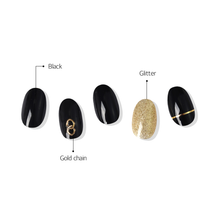 Load image into Gallery viewer, Zipkok® Gel Nail Strips - Chain Black
