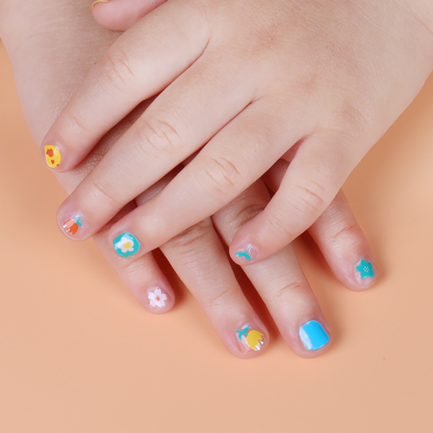 Zipkok® Mini Gel Nail Strips for Kids - Birdy Picnic