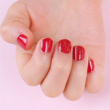 Load image into Gallery viewer, Zipkok® Gel Nail Strips for Kids - Red Velvet
