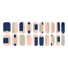 Load image into Gallery viewer, Zipkok® Gel Nail Strips - Line Fit Blue
