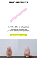 Load image into Gallery viewer, Pink Magic Shine Nail Buffer Super High Gloss in Seconds
