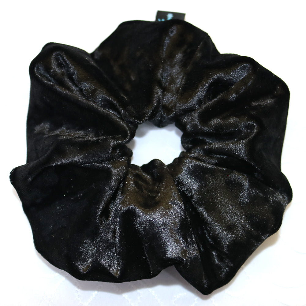 Handmade Black Velvet Hair Scrunchies Hair Bands Hair Accessories