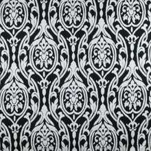 Load image into Gallery viewer, Black-Ivory Royal Patterned Fabric
