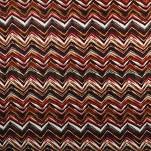 Load image into Gallery viewer, Brown-multi Zigzag Pattern Fabric

