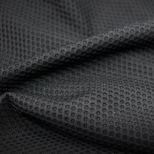 Load image into Gallery viewer, 50/52&quot; 4-Way Stretch Nylon Polyamide Black Cool Honey Comb Warp Knit Fabric for Golf, Health &amp; Swim Wear by the Yard
