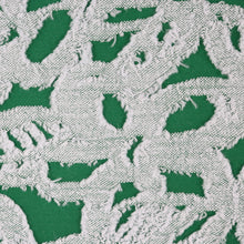 Load image into Gallery viewer, 56/58&quot; Green-White Cotton/Polyester/Spandex Clip Knit Jacquard Fabric by the Yard
