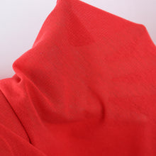Load image into Gallery viewer, 58/60&quot; Red Light Weight Polyester/Cotton/Spandex Knit Mesh Fabric by the Yard
