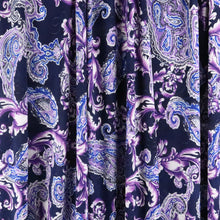 Load image into Gallery viewer, 58-60&quot; Purple Paisley Polyester/Single Spandex Knit Jacquard Print Fabric by the Yard
