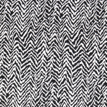 Load image into Gallery viewer, 52/54&quot; Black and White Herringbone Pattern Cotton/Polyester/Spandex Knit Jacquard Fabric by the Yard
