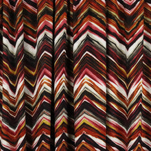 Load image into Gallery viewer, Brown-multi Zigzag Pattern Fabric
