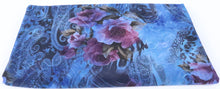 Load image into Gallery viewer, BLUE-RED  Flower Tie-Dyed Paper Print
