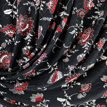 Load image into Gallery viewer, 58/60&quot; 190GSM Flower Design Single Span knit Jacquard Printed Fabric by the Yard

