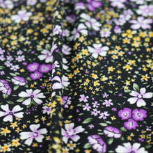Load image into Gallery viewer, 58-60" 170GSM Little Flowers Printed Polyester/Spandex Knit Jersey Fabric by the Yard
