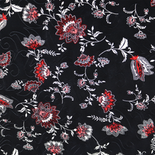 Load image into Gallery viewer, 58/60&quot; 190GSM Flower Design Single Span knit Jacquard Printed Fabric by the Yard
